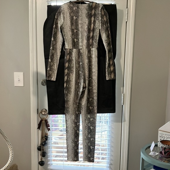 Snake Print Jumpsuit - Picture 8 of 11